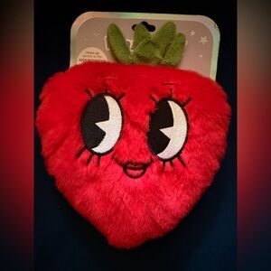 Cozy Plush Strawberry heating pad microwavable
